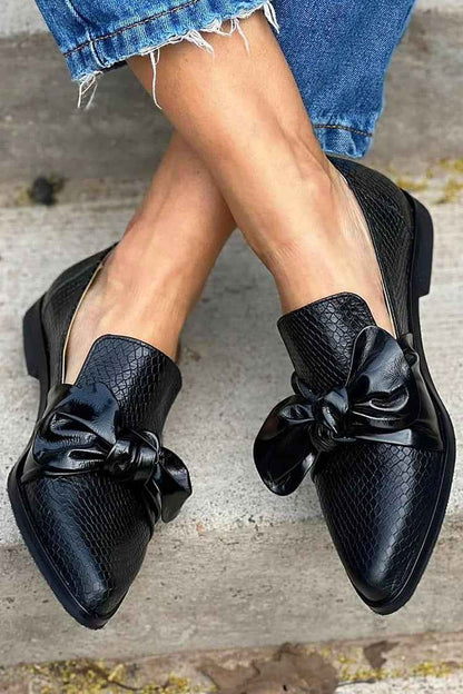 Abril | Mocasines Elegantes Con Lazo