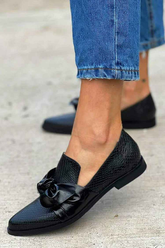 Abril | Mocasines Elegantes Con Lazo