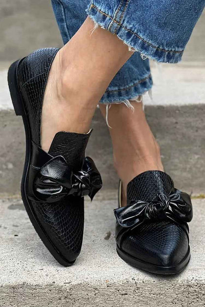 Abril | Mocasines Elegantes Con Lazo