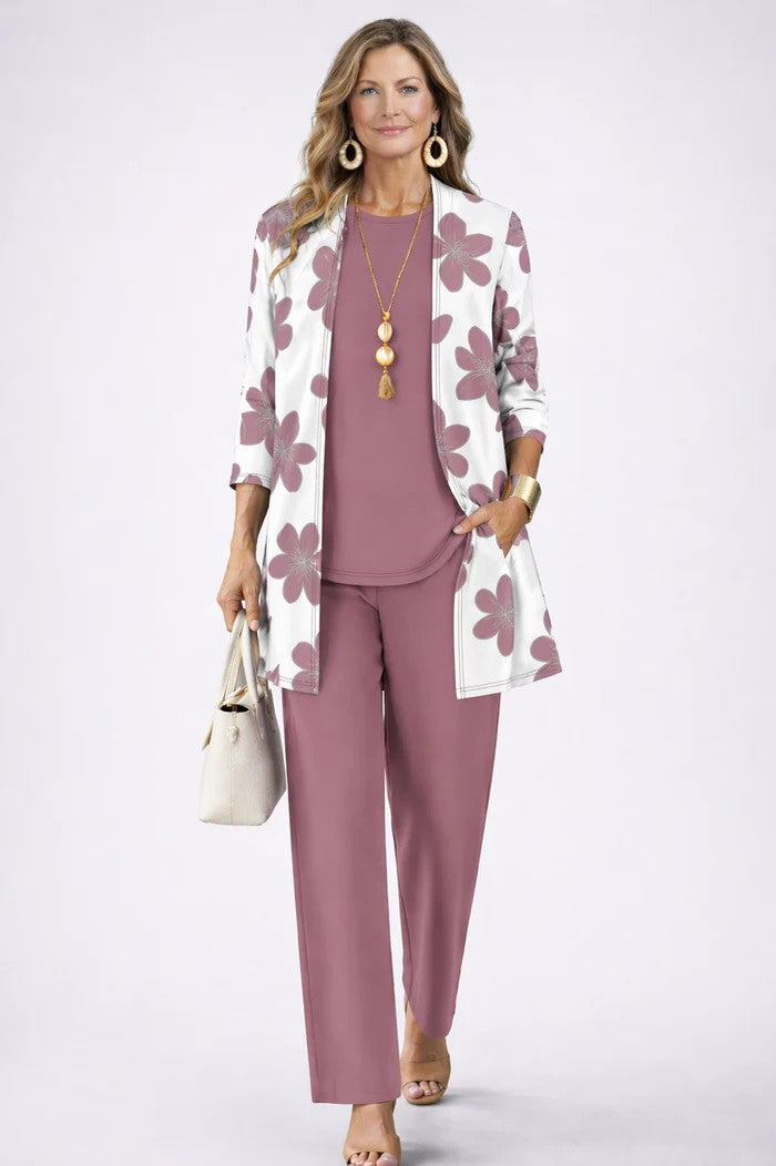 Jimena | Conjunto Elegante De Tres Piezas