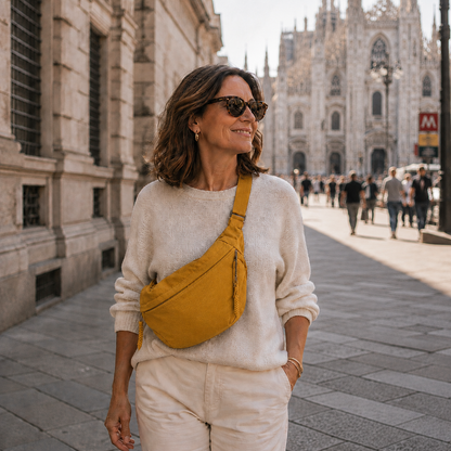Sofia | Bolso de hombro ocre