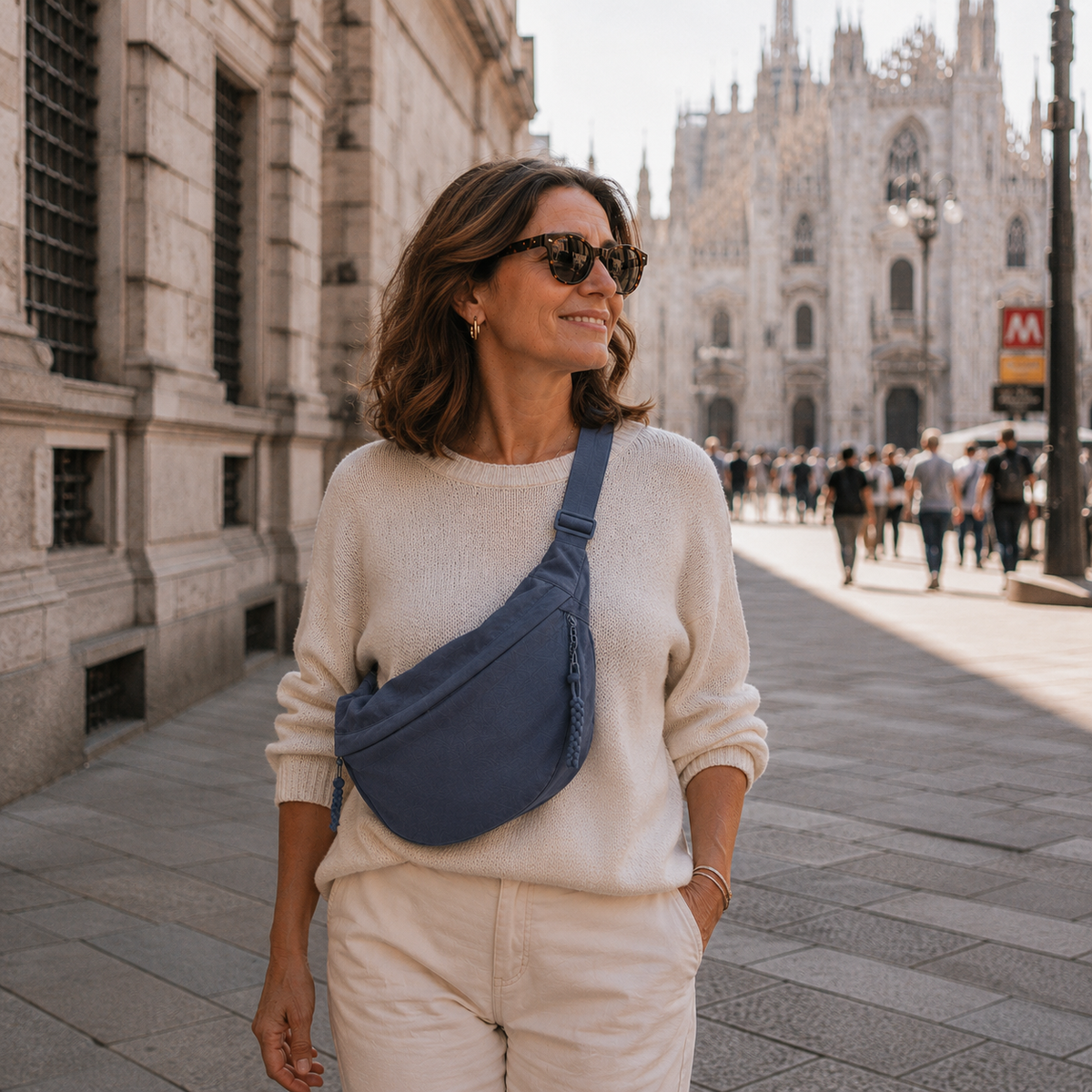 Sofia | Bolso de hombro azul