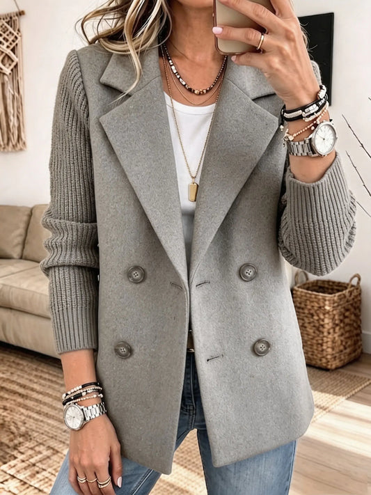 Pilar | Blazer Cruzado Elegante De Otoño