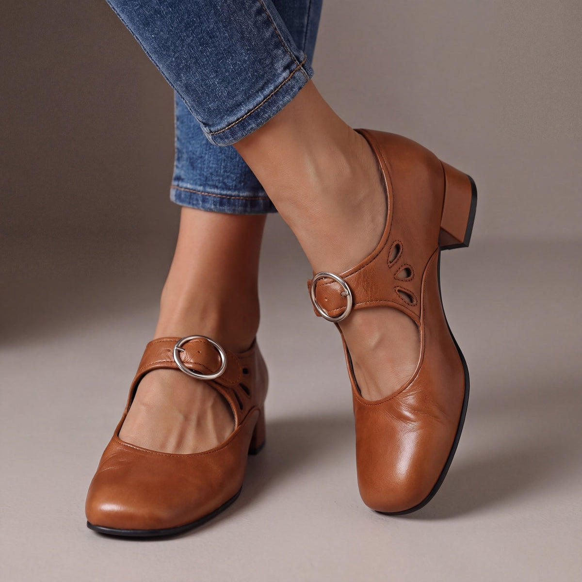 Candela | Zapatos De Tacón Con Correa